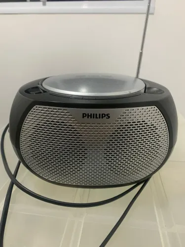 Rádio portátil Philips modelo CD Sound Machine AZ380SX/78