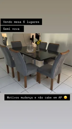 Mesa de 6 lugares 