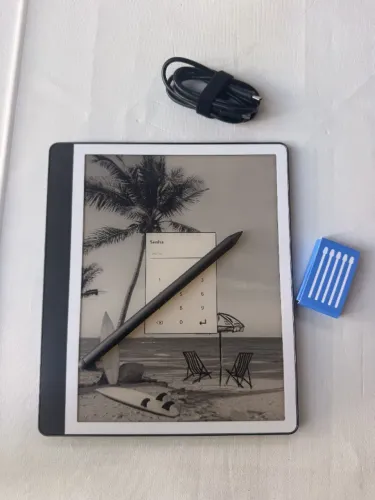 Kindle Scribe com Caneta + Pontas Extras - Sem Uso / Estado de Novo