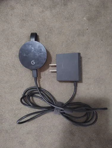 Google Chromecast Ultra 4K Original com Fonte Ethernet RJ-45