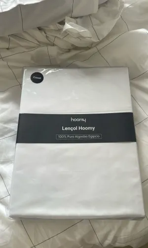 Jogo de Lençol / Capa de duvet Casal Hoomy 100% Algodão Egípcio