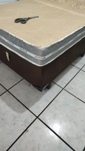 Cama BOX + COLCHÃO ZERADOS R$240,00