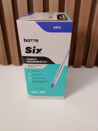 Caixa Caneta esferografica Bazee - SIX ( caixa com 50 unidades)