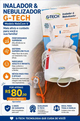 Inalador e nebulizador 