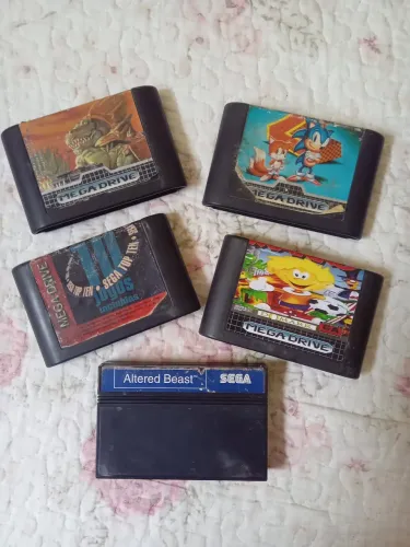 Cartuchos Sonic Mega Originais
