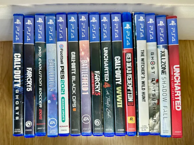 ? COLEÇÃO DE JOGOS PS4 ? LOTE COM VÁRIOS TÍTULOS ?