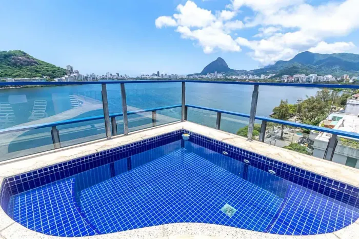 Fantastica cobertura vista total lagoa 567m2 alto padrão - Rio de Janeiro - RJ