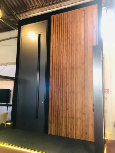 Título: Porta Premium 120 mm Dark Grey - Dupla Vedação - Tecnologia Italiana e Multipontos