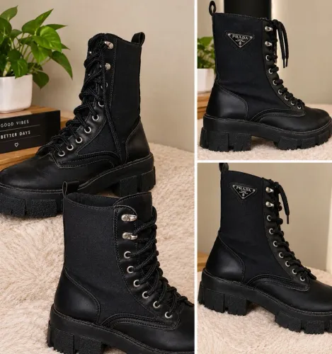 Bota Preta Tratorada de Cano Alto - Nº 39<br>