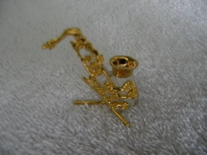 Saxofone de Cristal (Miniatura Enfeite).