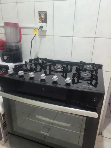 Vendo Fogão espelhado 5 bocas e Rack com Painel para tv de até 85 polegadas 