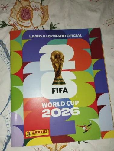 Álbum da copa com figurinhas