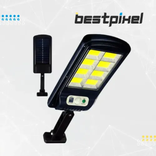 Luminária Solar LED 100W com Sensor de Presença