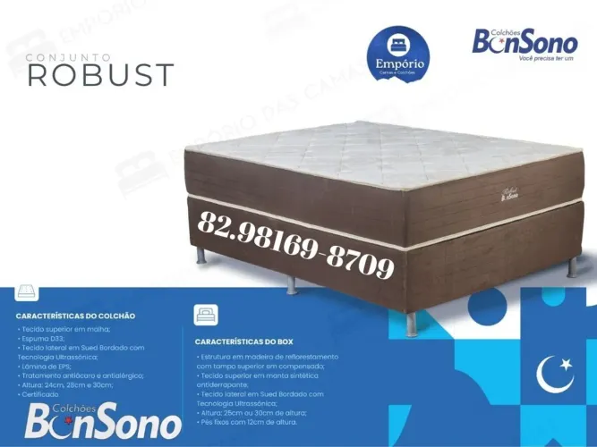 Conjunto cama box de espuma