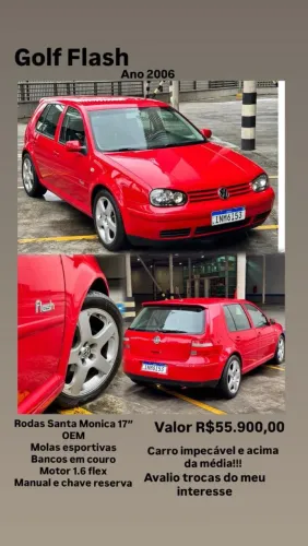 Volkswagen Golf Flash 1.6 MI /1.6 MI Tot. Flex 8V 4P 2006