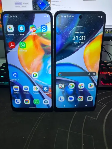 2 Celulares Motorola Moto G22 128GB 4GB RAM Funcionando