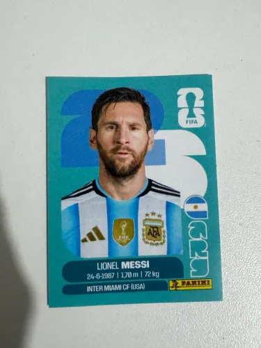 Figurinha Messi - Album Copa 2026