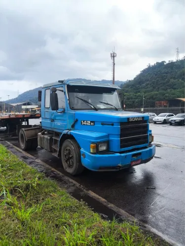 VENDO SCANIA CAVALO 142 com CARRETA RANDOM 1985. 