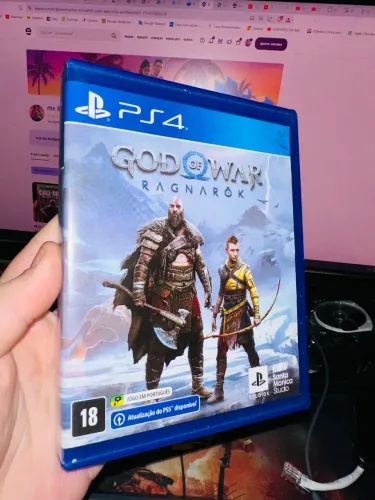 Jogo original para ps4 - God of war ragnarok