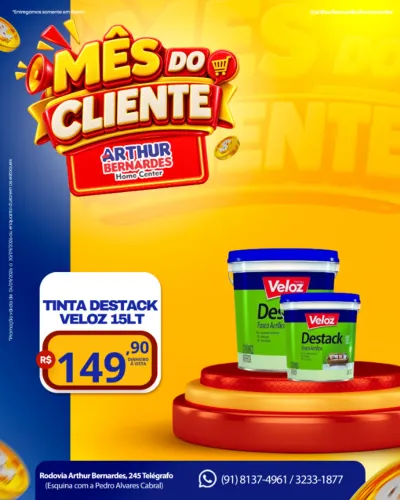 TINTA VELOZ DESTACK 15LT