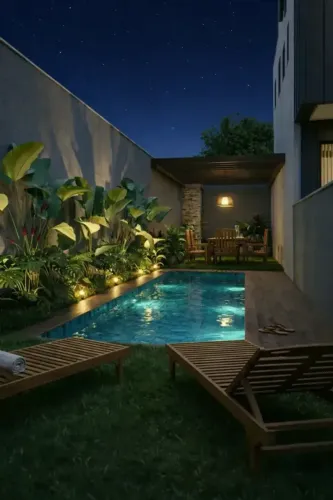 Casa duplex em Condominio fechado no Icarai 03 quartos 03 banheiros 02 vagas Piscina Deck