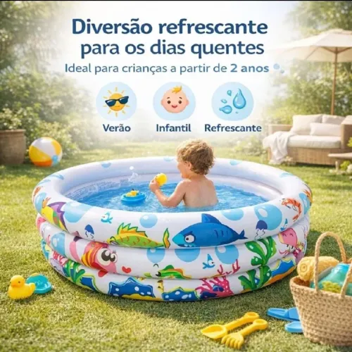 Piscina Infantil Inflável 100 litros