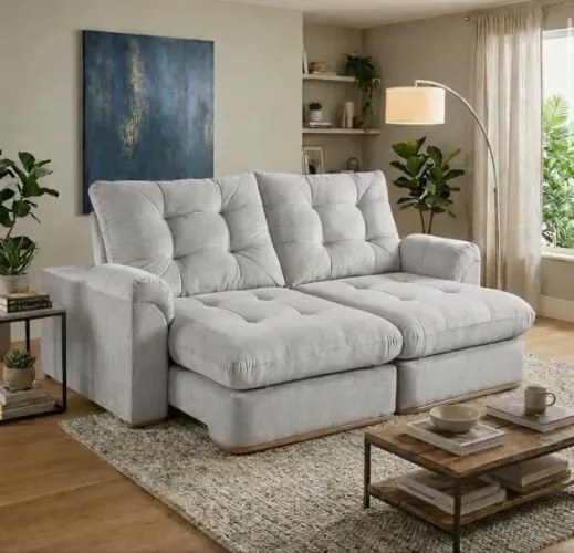 Sofá Retrátil e Reclinável Verona Supreme 2,40 m
