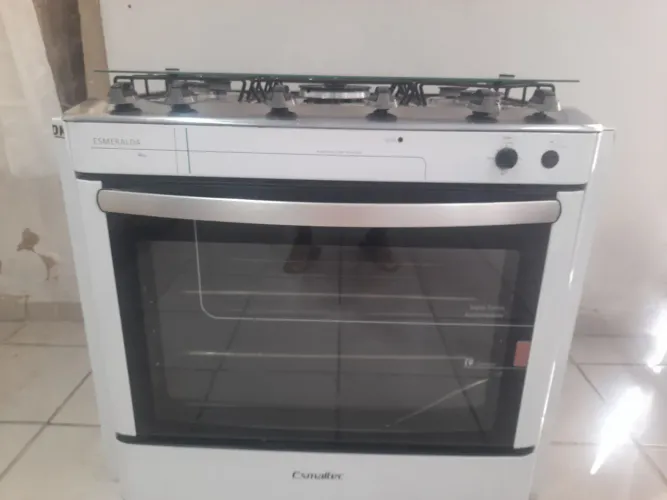 Vende Fogão inox esmalte Esmeralda Max 5 bocas
