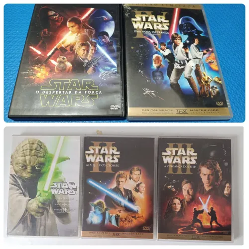 DVD Star Wars coleção