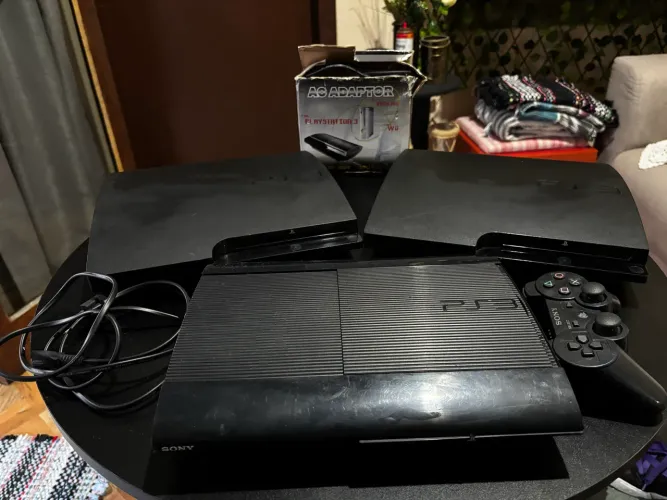 Lote PlayStation 3 - 3 Consoles + Controle Original + Transformador 1000W