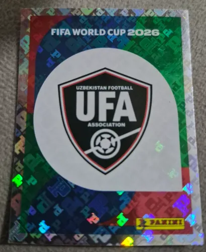 UZB 1, Figurinha Copa do mundo 2026, Original Panini.