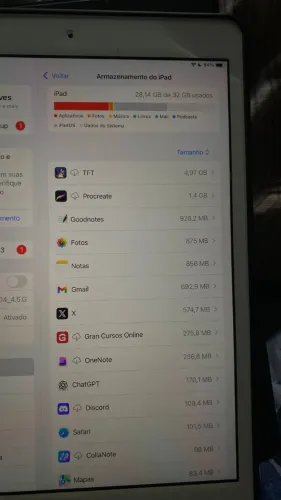Pad 8ª Geração 32GB + Apple Pencil Original  iPad muito bem conservado, funcionando perfei