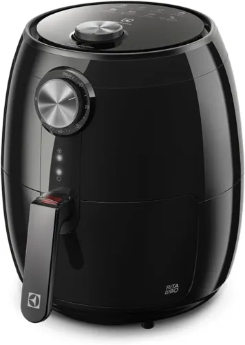 Fritadeira Elétrica sem oleo Electrolux Airfryer 3,2L 8 receitas pré-sugeridas desligament