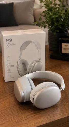PRATA - P9 - Fone de ouvido Bluetooth Air - S/ Fio Wireless Headphone