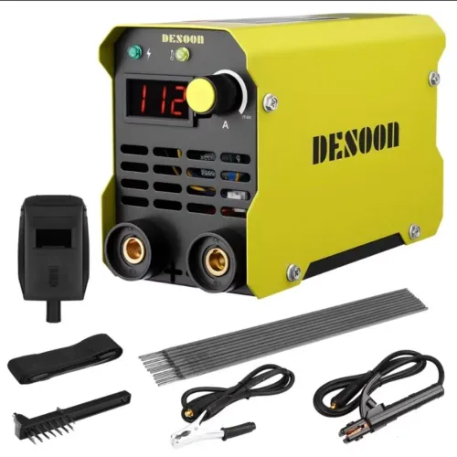 MÁQUINA DE SOLDA INVERSORA 120A DESSON KIT COMPLETO NOVA GARANTIA