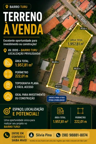 Terreno no Turu - Oportunidade 
