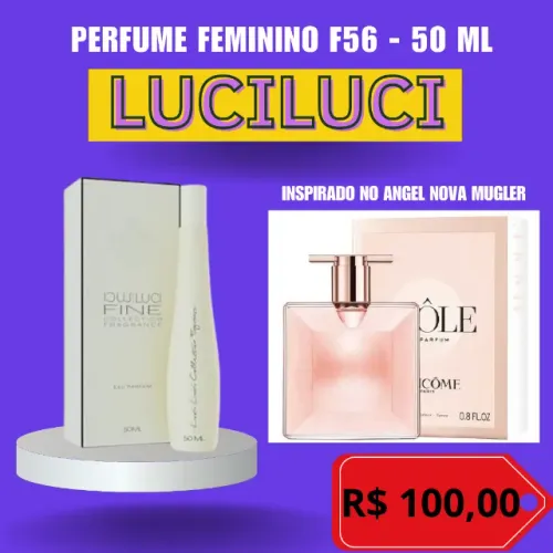 Perfume Feminino LuciLuci F56 - 50 ml