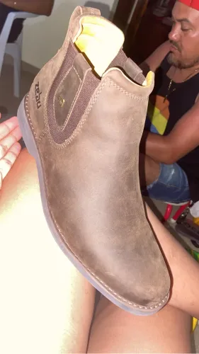 Bota botina Zebu Original couro legítimo