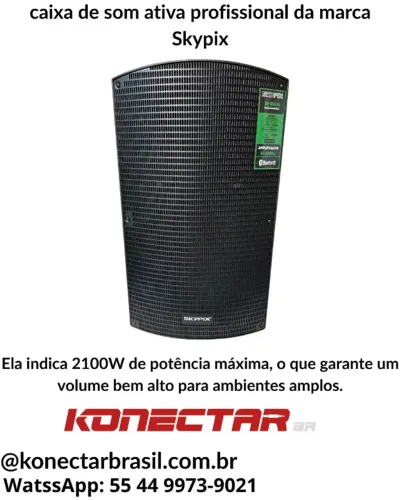 CAIXA DE SOM SKYPIX 15" ATIVA