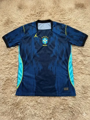 Camisa Brasil Edição Especial Jordan Azul e Amarela G