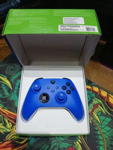Controle xbox séries s azul