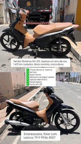 Rio 125, única dona, estado de nova