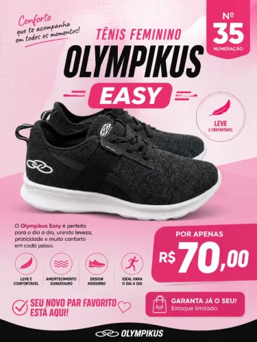 Tênis feminino Olympikus easy
