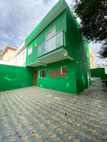 Sobrado com 3 dormitórios para alugar, 85 m² - Vila Cecília Maria - Santo André/SP
