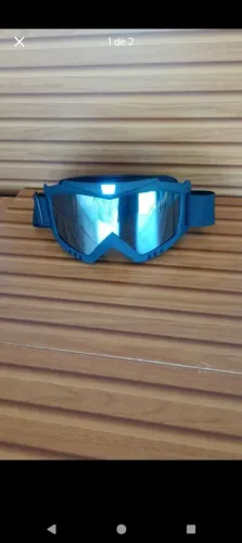 Óculos motocross lente espelhada