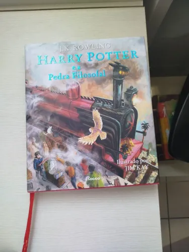 Livro Harry Potter A Pedra Filosofal | capa dura | ilustrado