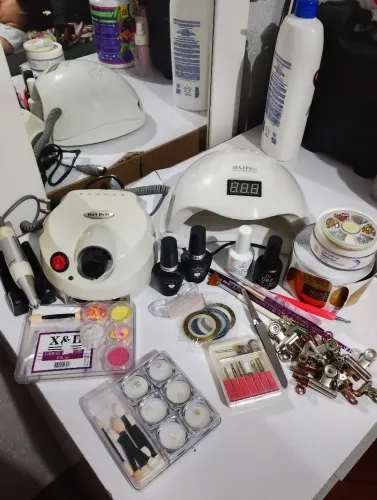 Lixadeira porquinho, cabine e produtos