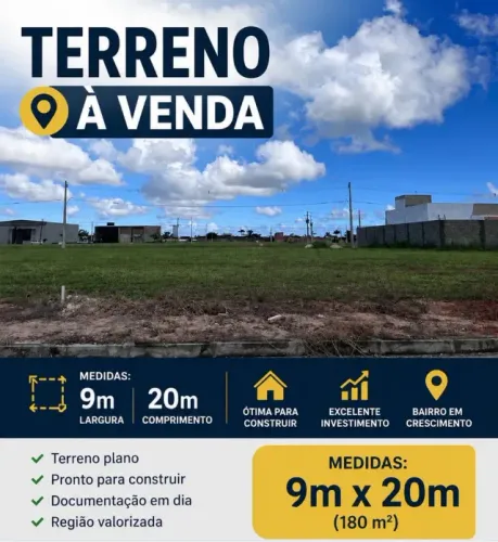 Vendo e Aceito automóvel Lote No Loteamento Buriti Próximo ao aeroporto e Rio Largo