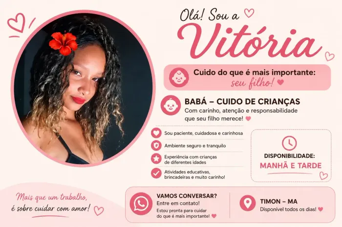 Precisa de babá? Cuido do seu filho com atenção e carinho