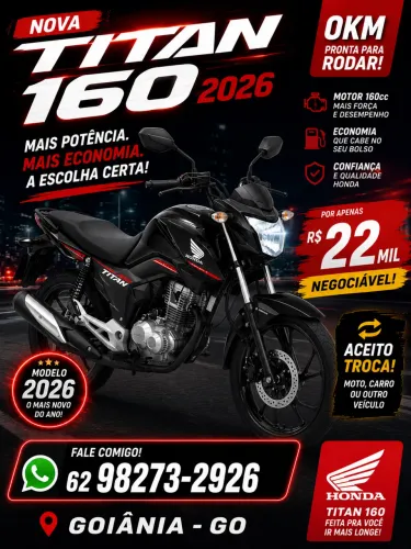 Titan 160 modelo EX 2026